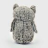 Grey Owl Plush Toy Back