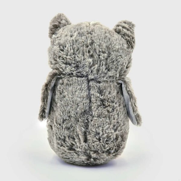 Grey Owl Plush Toy Back