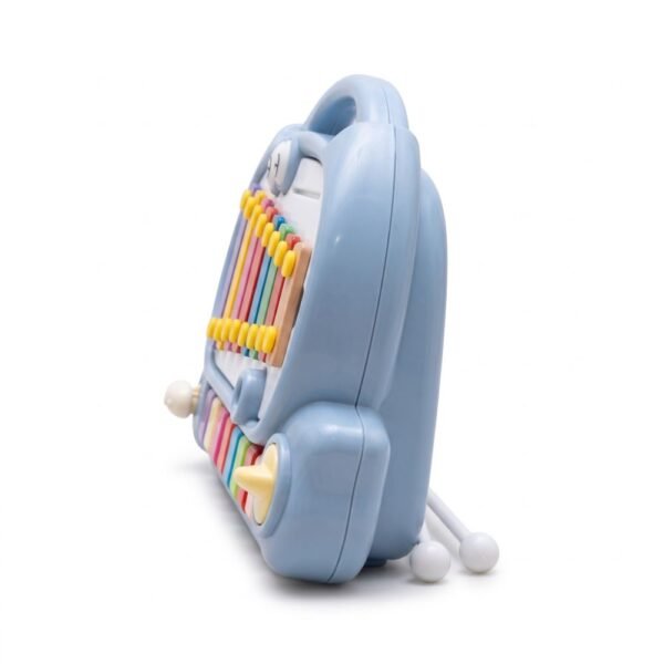 2 in 1 Xylophone Piano Toy Side View