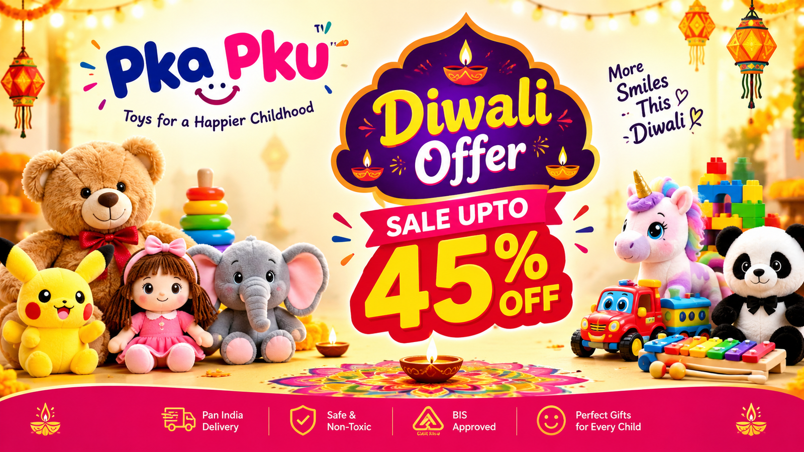 Pka Pku Diwali Offer on Toys